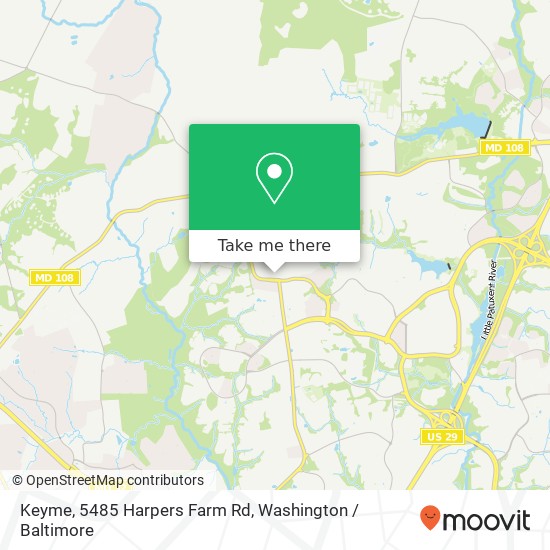 Keyme, 5485 Harpers Farm Rd map