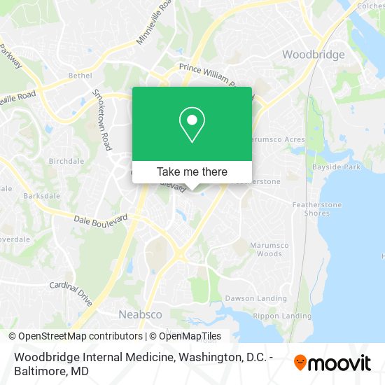 Woodbridge Internal Medicine map