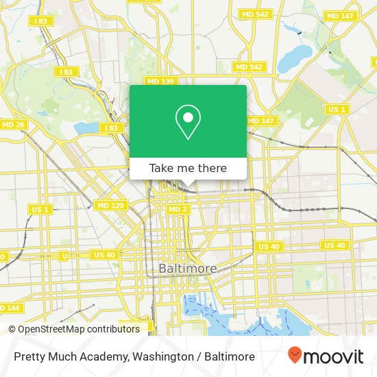 Pretty Much Academy, 401 E Oliver St map