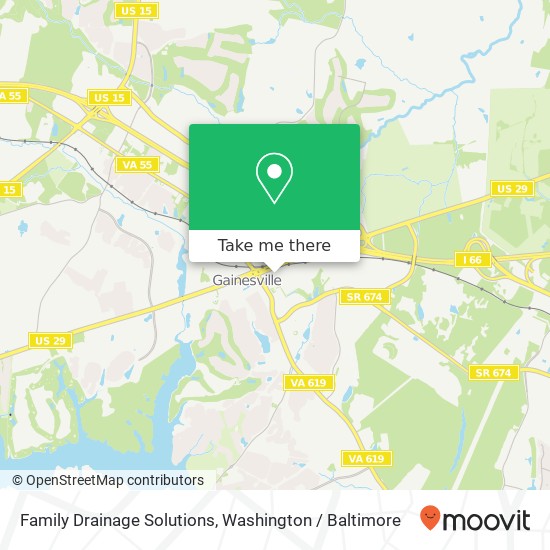 Family Drainage Solutions map