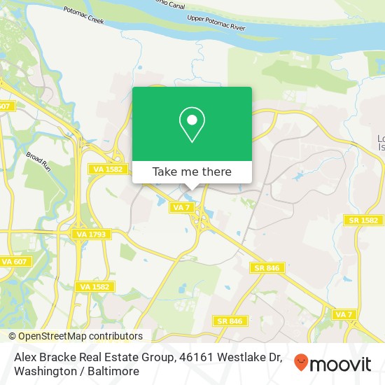 Mapa de Alex Bracke Real Estate Group, 46161 Westlake Dr
