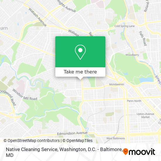 Mapa de Native Cleaning Service