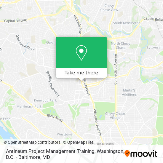 Mapa de Antineum Project Management Training