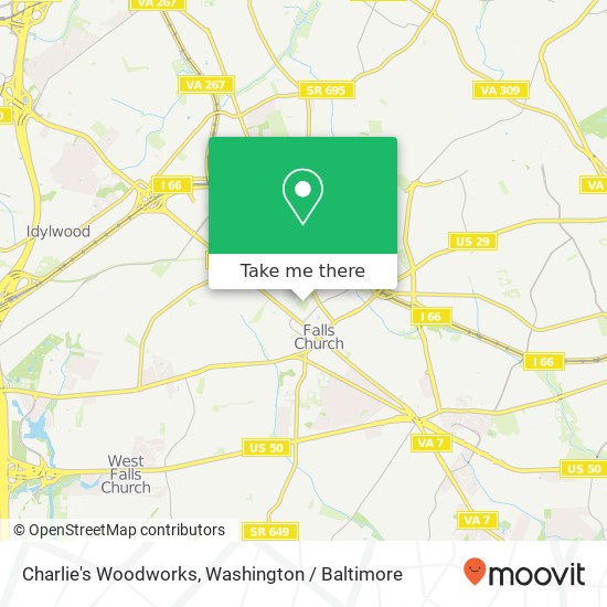 Mapa de Charlie's Woodworks