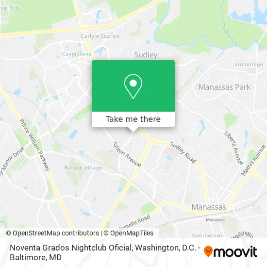 Mapa de Noventa Grados Nightclub Oficial