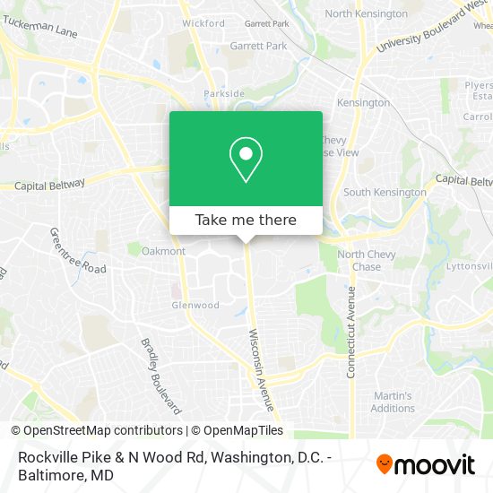 Mapa de Rockville Pike & N Wood Rd