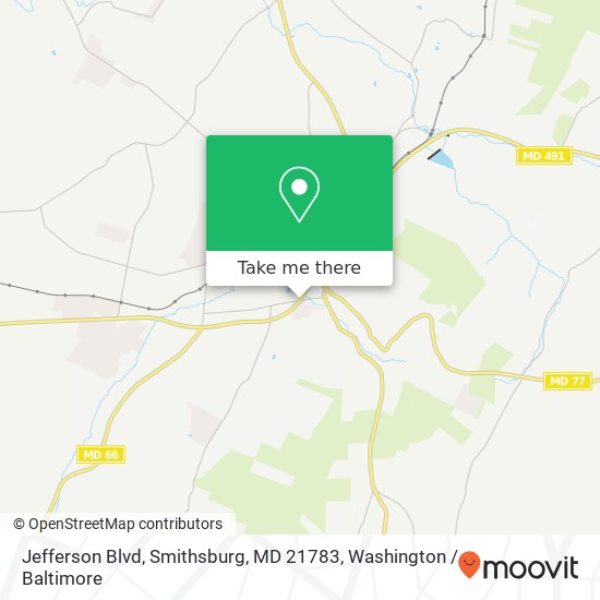 Jefferson Blvd, Smithsburg, MD 21783 map