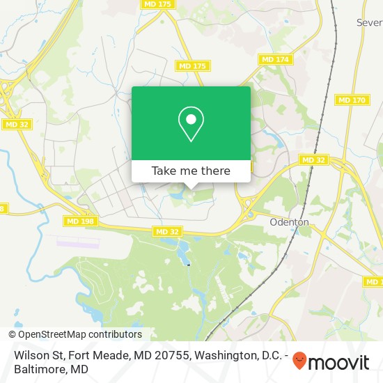 Mapa de Wilson St, Fort Meade, MD 20755