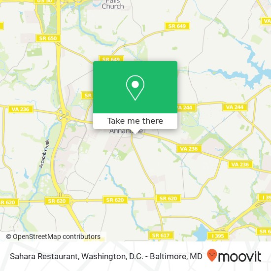 Sahara Restaurant map