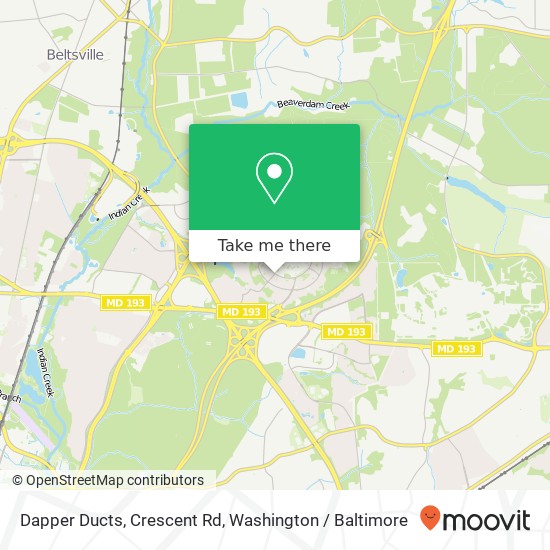 Dapper Ducts, Crescent Rd map