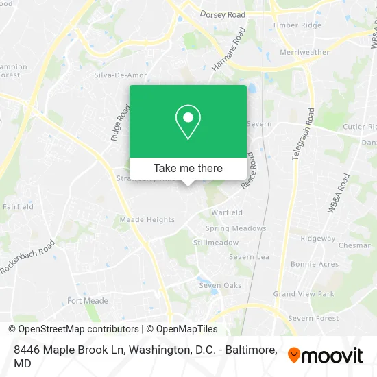 8446 Maple Brook Ln map