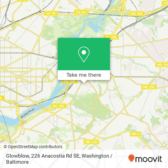 Mapa de Glowblow, 226 Anacostia Rd SE