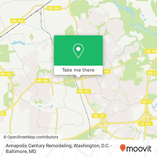 Mapa de Annapolis Century Remodeling