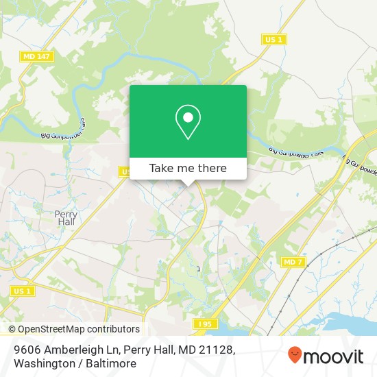 9606 Amberleigh Ln, Perry Hall, MD 21128 map
