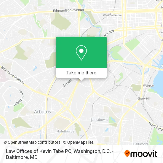Law Offices of Kevin Tabe PC map