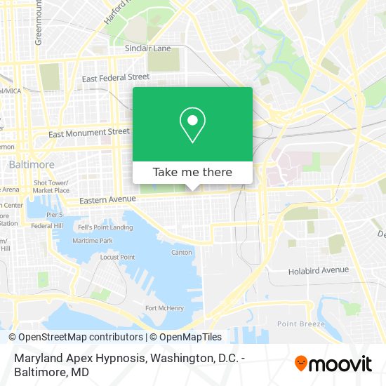 Mapa de Maryland Apex Hypnosis