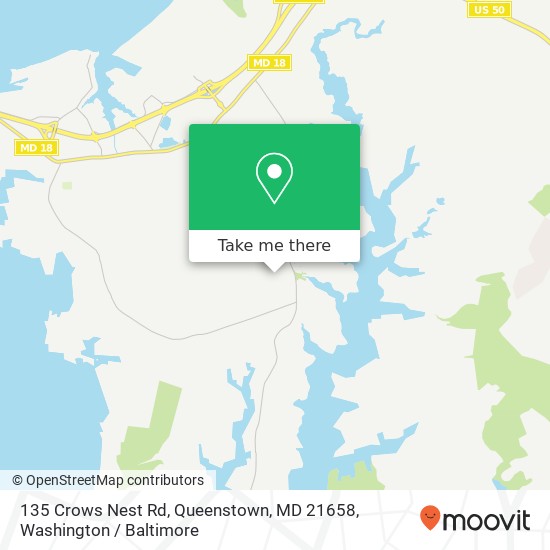 135 Crows Nest Rd, Queenstown, MD 21658 map