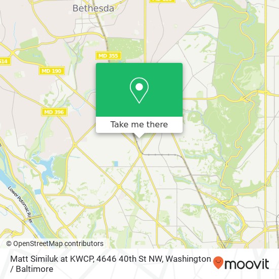 Mapa de Matt Similuk at KWCP, 4646 40th St NW