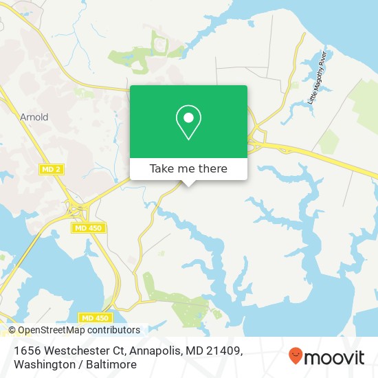 1656 Westchester Ct, Annapolis, MD 21409 map