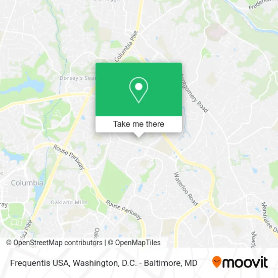 Mapa de Frequentis USA