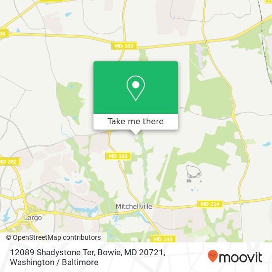 12089 Shadystone Ter, Bowie, MD 20721 map