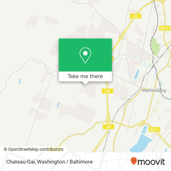 Mapa de Chateau-Gai