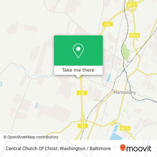 Central Church Of Christ map