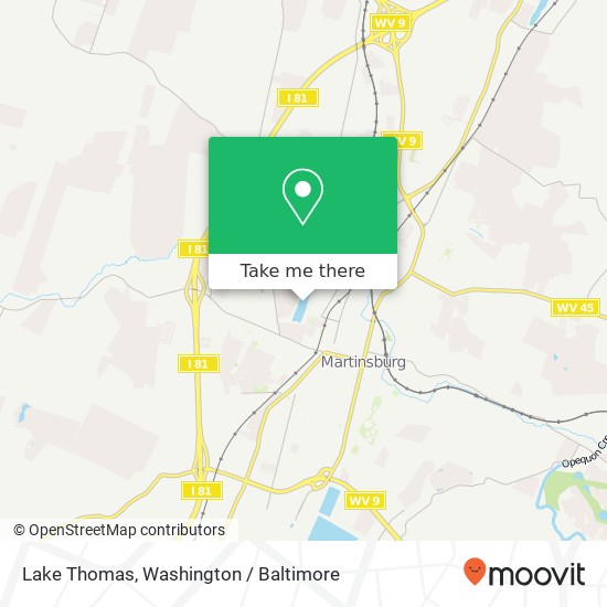 Mapa de Lake Thomas