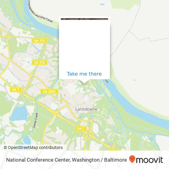 National Conference Center map