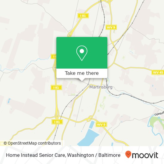 Home Instead Senior Care map