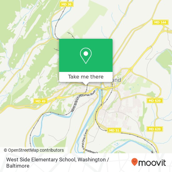 West Side Elementary School map