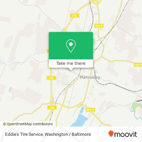 Mapa de Eddie's Tire Service