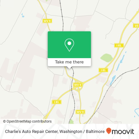 Mapa de Charlie's Auto Repair Center