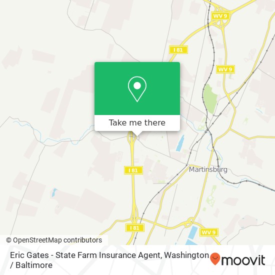 Mapa de Eric Gates - State Farm Insurance Agent