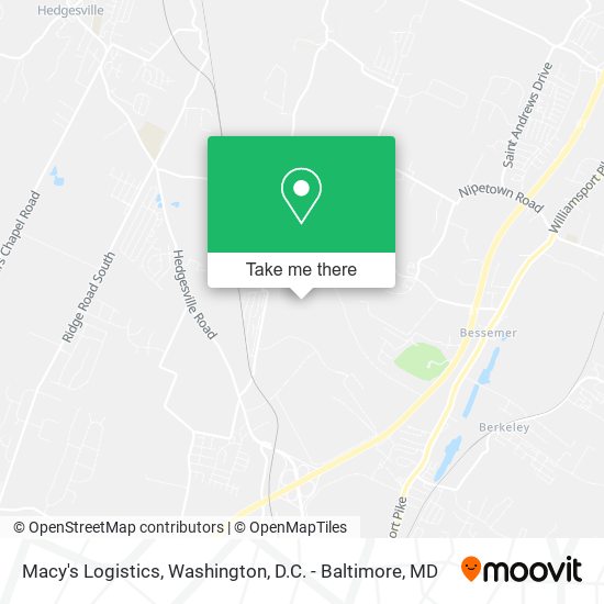 Macy's Logistics map