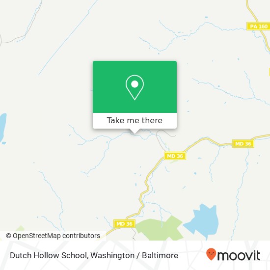 Mapa de Dutch Hollow School