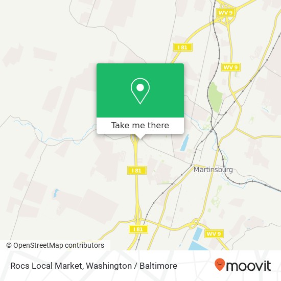 Mapa de Rocs Local Market