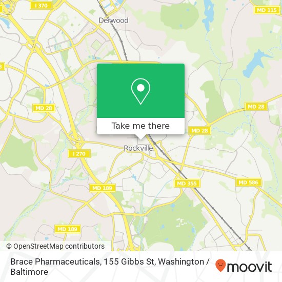 Brace Pharmaceuticals, 155 Gibbs St map