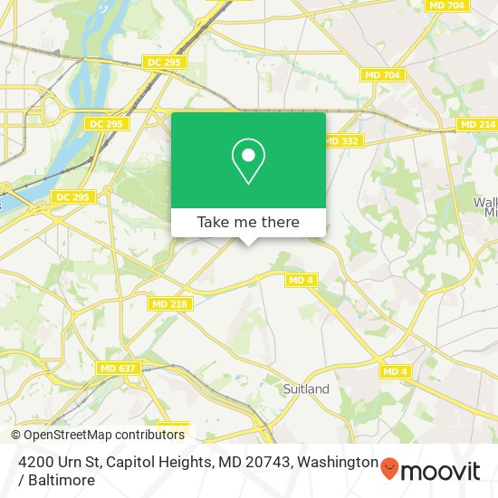 4200 Urn St, Capitol Heights, MD 20743 map