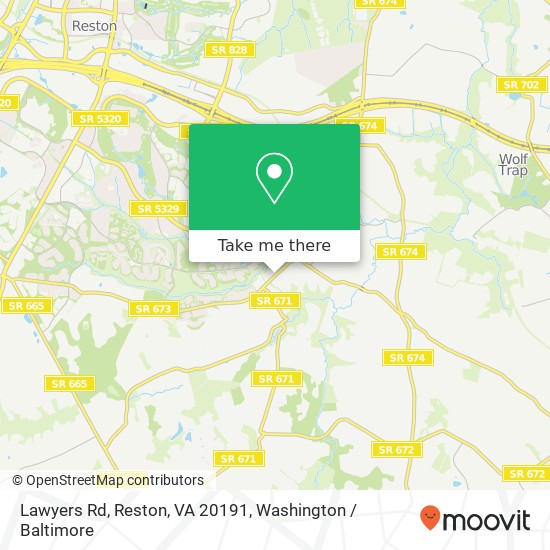 Lawyers Rd, Reston, VA 20191 map