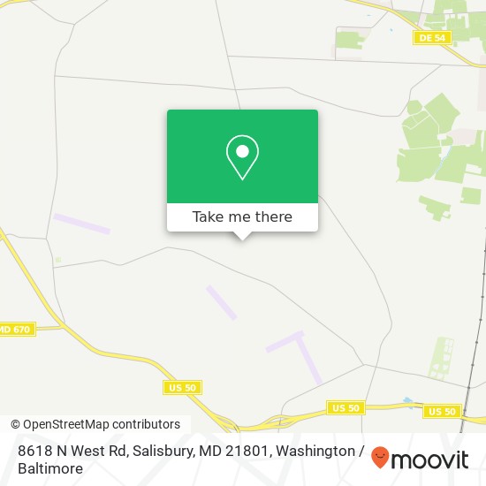 8618 N West Rd, Salisbury, MD 21801 map