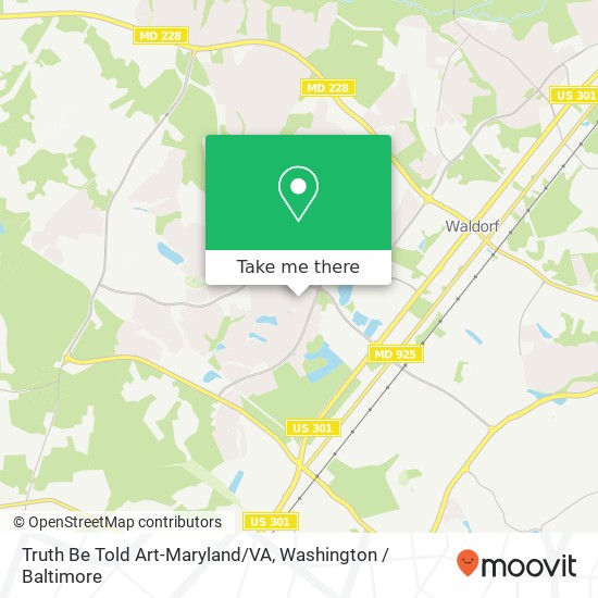 Truth Be Told Art-Maryland/VA map