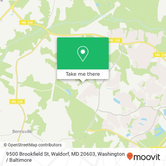 9500 Brookfield St, Waldorf, MD 20603 map