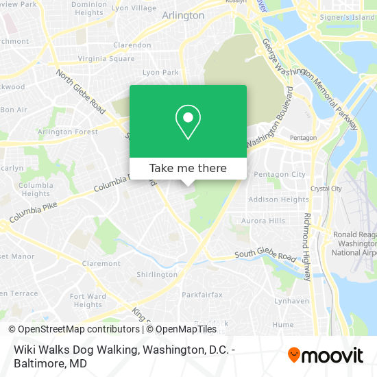 Wiki Walks Dog Walking map