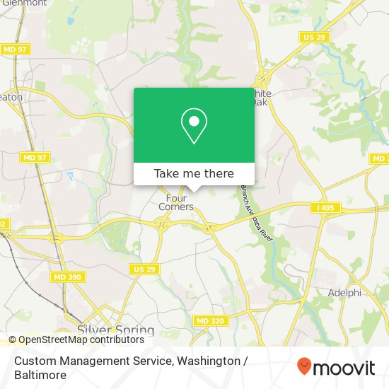 Mapa de Custom Management Service