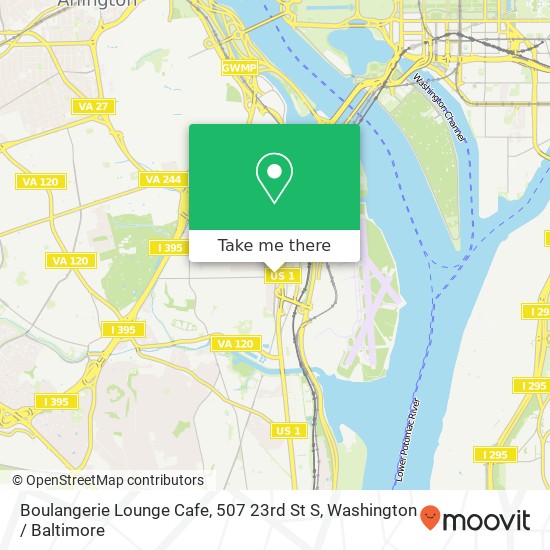 Mapa de Boulangerie Lounge Cafe, 507 23rd St S