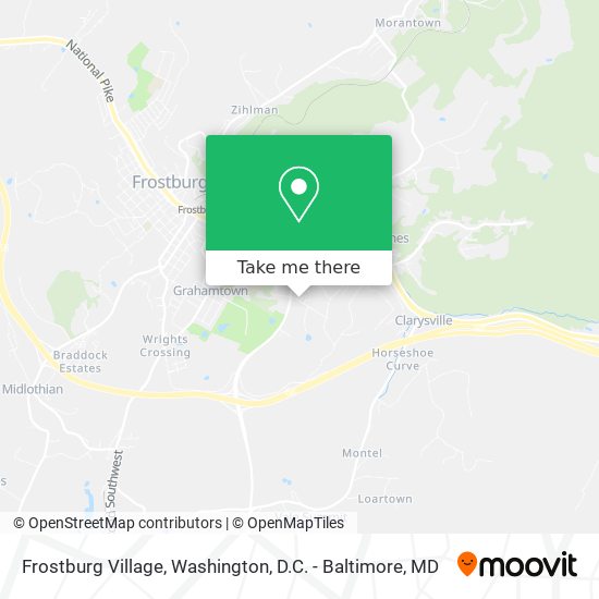 Mapa de Frostburg Village