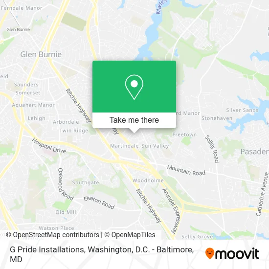 G Pride Installations map