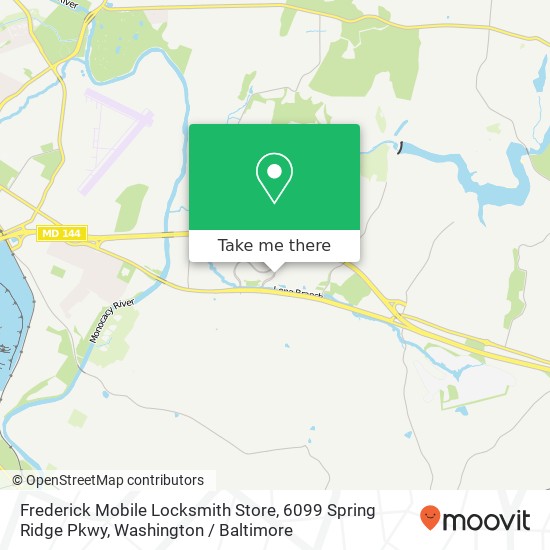 Frederick Mobile Locksmith Store, 6099 Spring Ridge Pkwy map