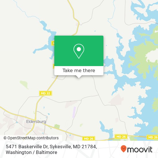 5471 Baskerville Dr, Sykesville, MD 21784 map